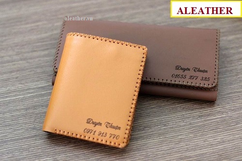 Aleather – Dịch vụ khắc tên lên ví da đẹp, chuyên khắc chữ lên ví độc – lạ