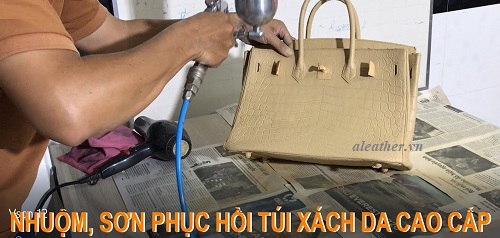 Sơn lại túi da – Dịch vụ nhuộm màu, sơn túi xách da GIÁ RẺ