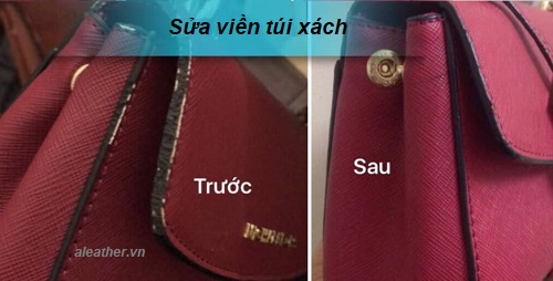 cách sửa viền túi xách