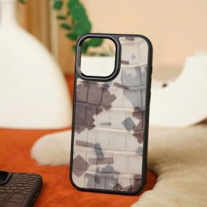 Ốp Lưng Iphone Da Bò Vân Cá Ngụy